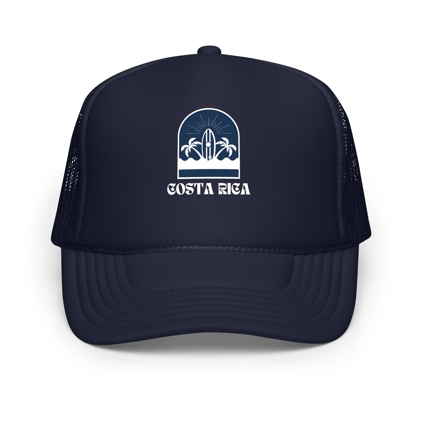 Costa Surf Foam Trucker Hat navy front view