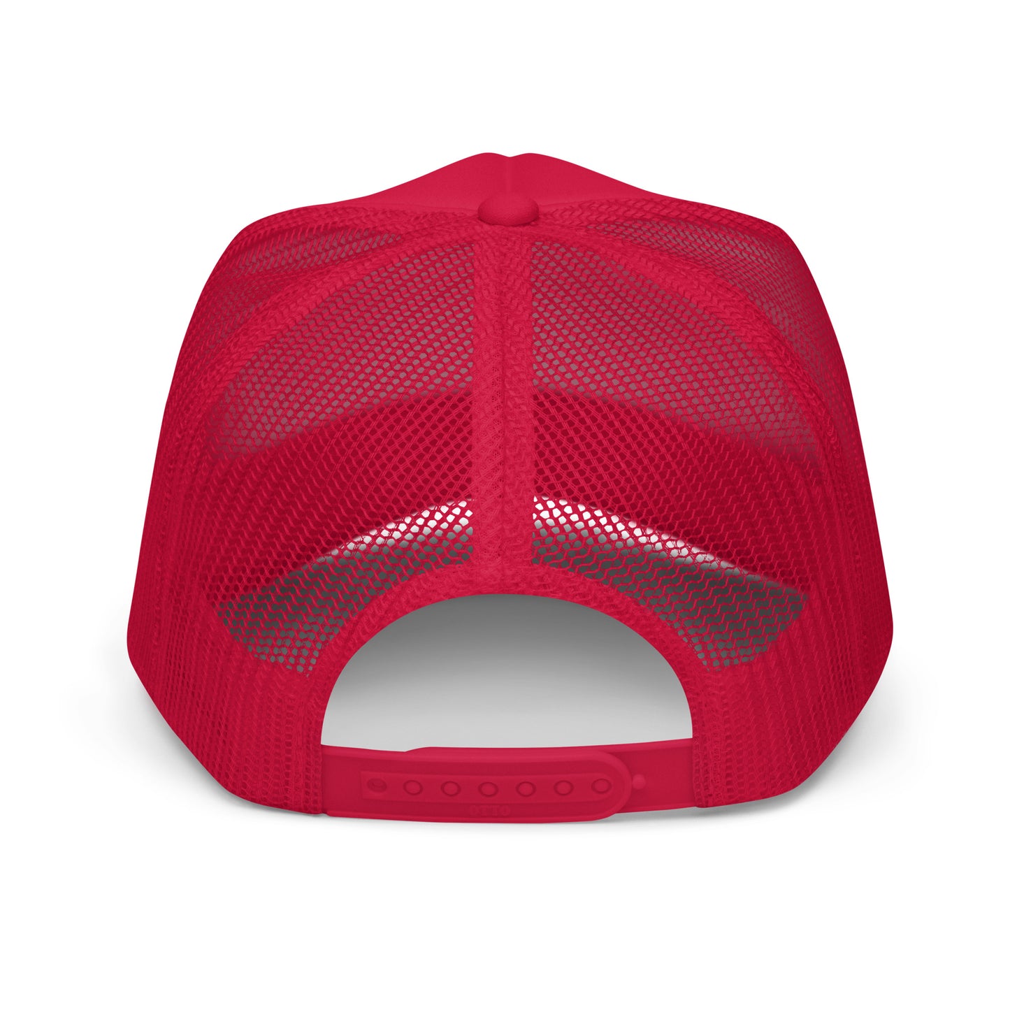 Breathable mesh back red Costa Surf snapback hat