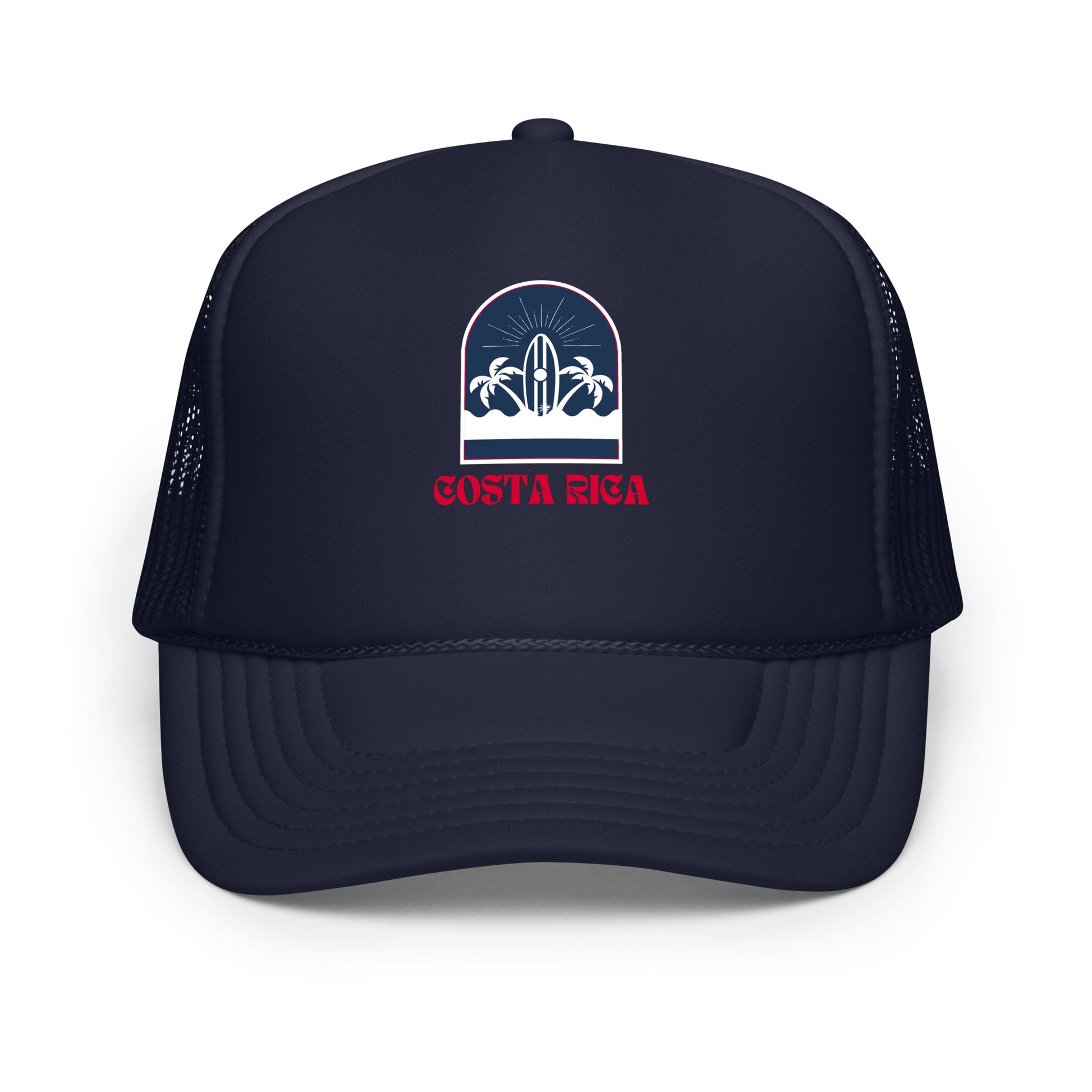 High-profile 5-panel Costa Surf foam trucker cap