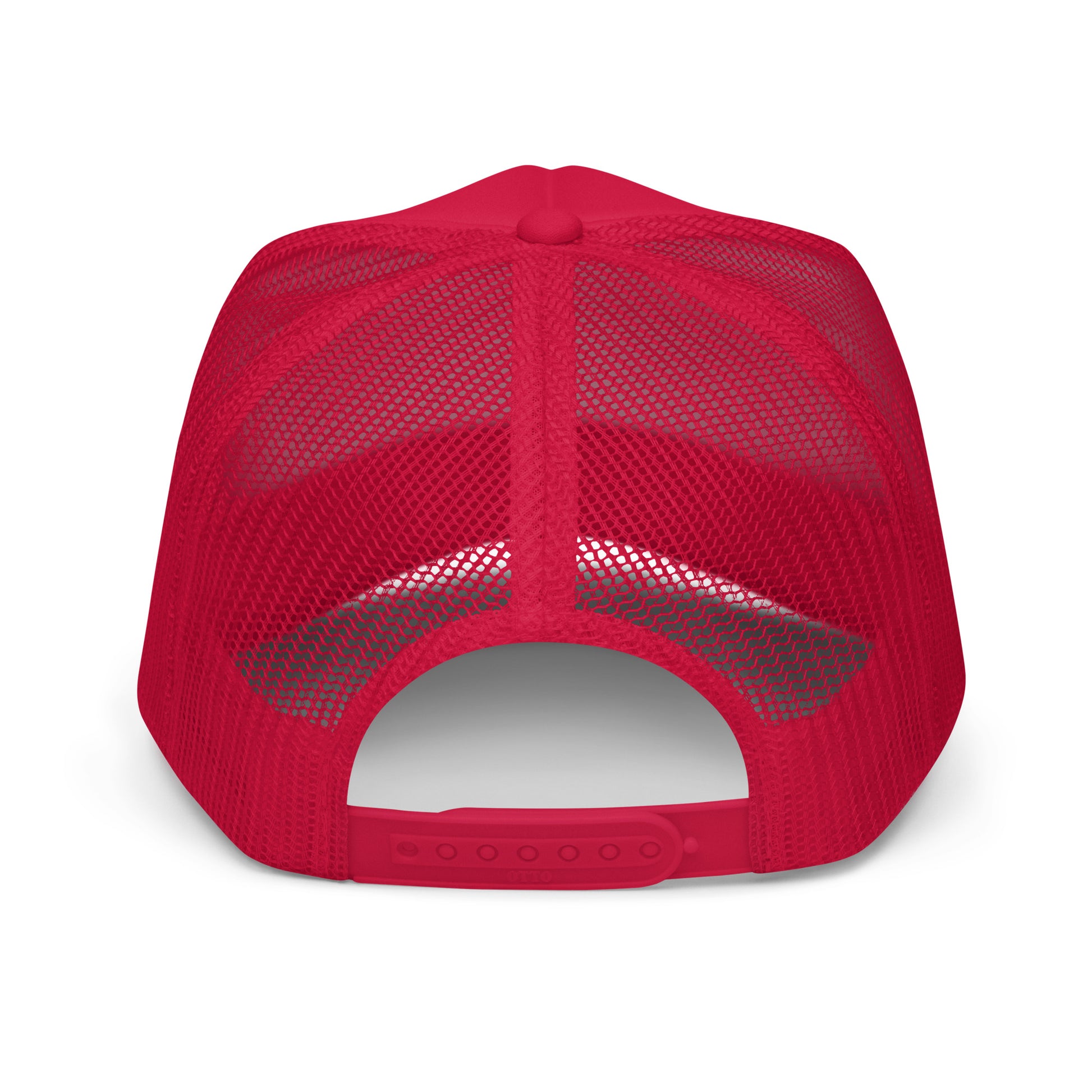 Breathable mesh back red Costa Surf snapback hat